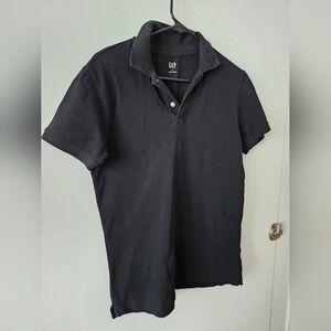 Gap Polo Shirt Mens XS Black Slight Wear Still Great Shape